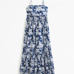 Ambercrombie Low Back Tiered Maxi Dress XXSP
